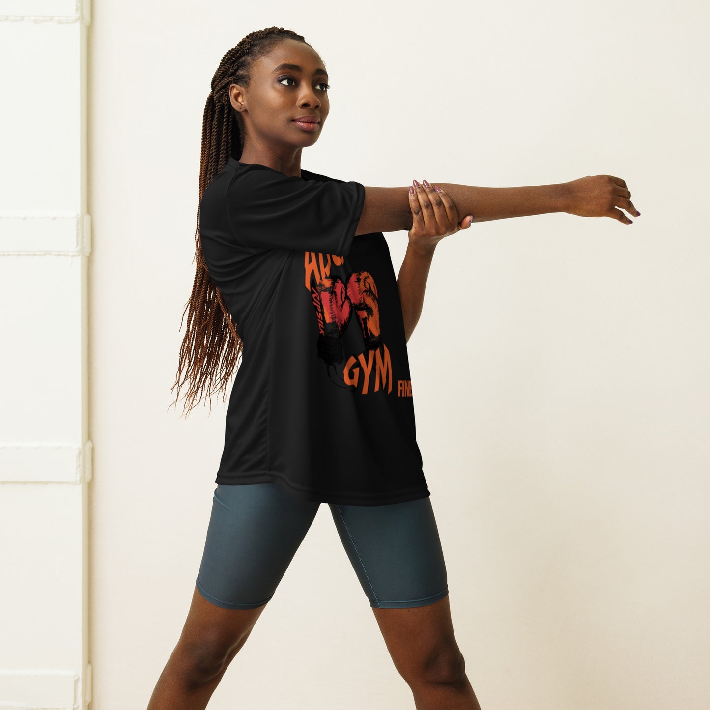 ABC GYM Unisex performance crew neck t-shirt