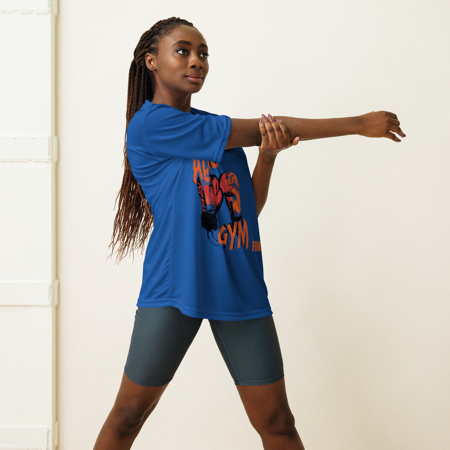 ABC GYM Unisex performance crew neck t-shirt