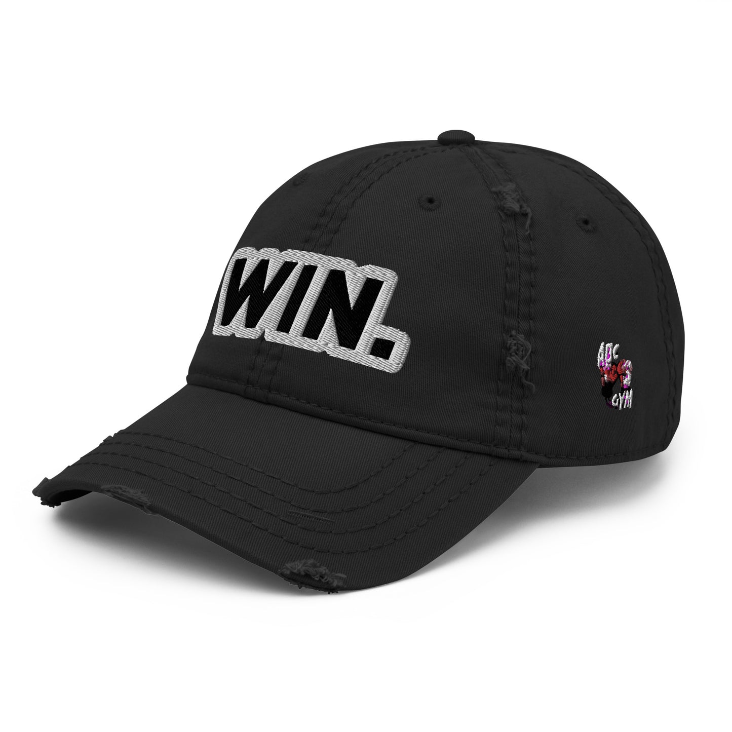WIN. Distressed Dad Hat