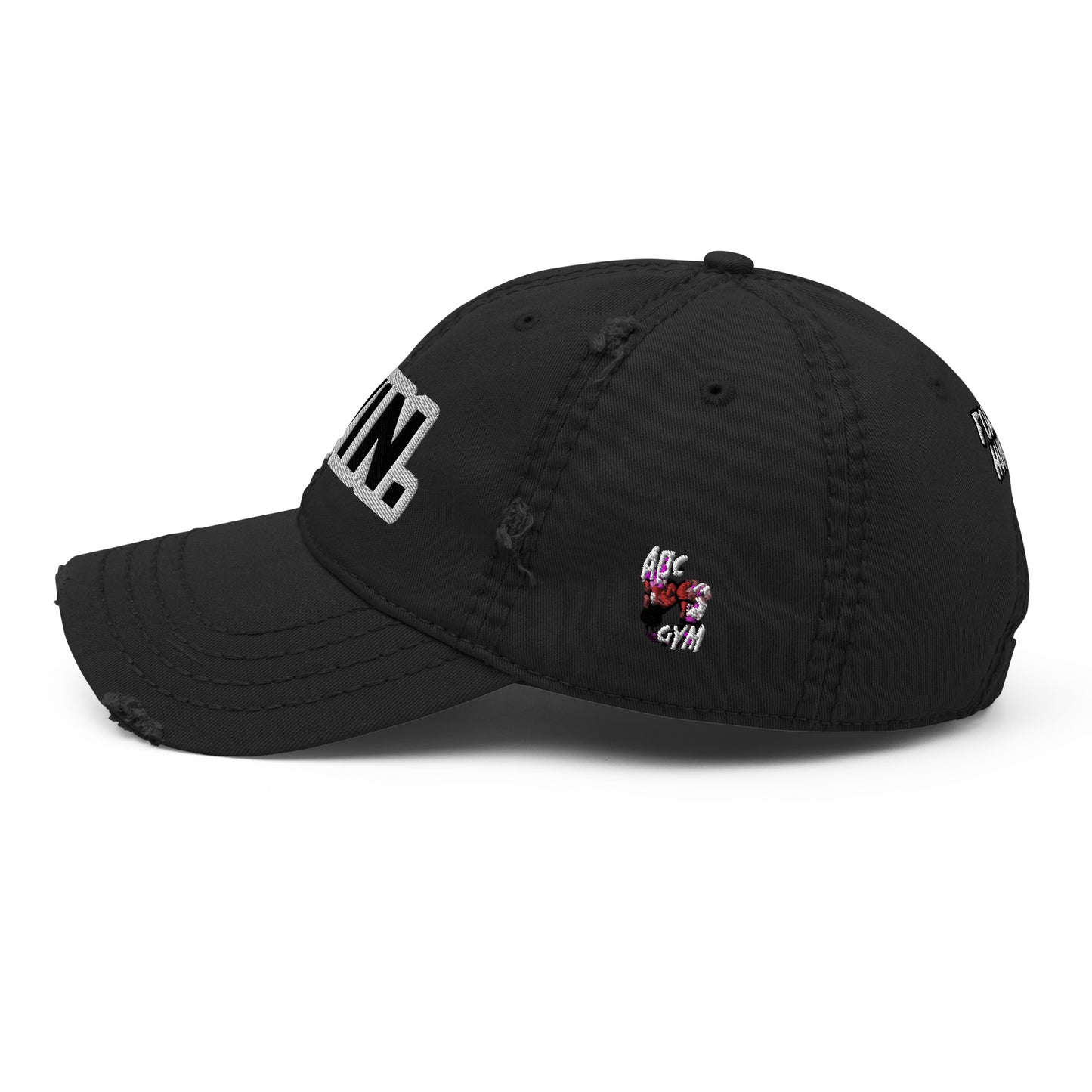 WIN. Distressed Dad Hat