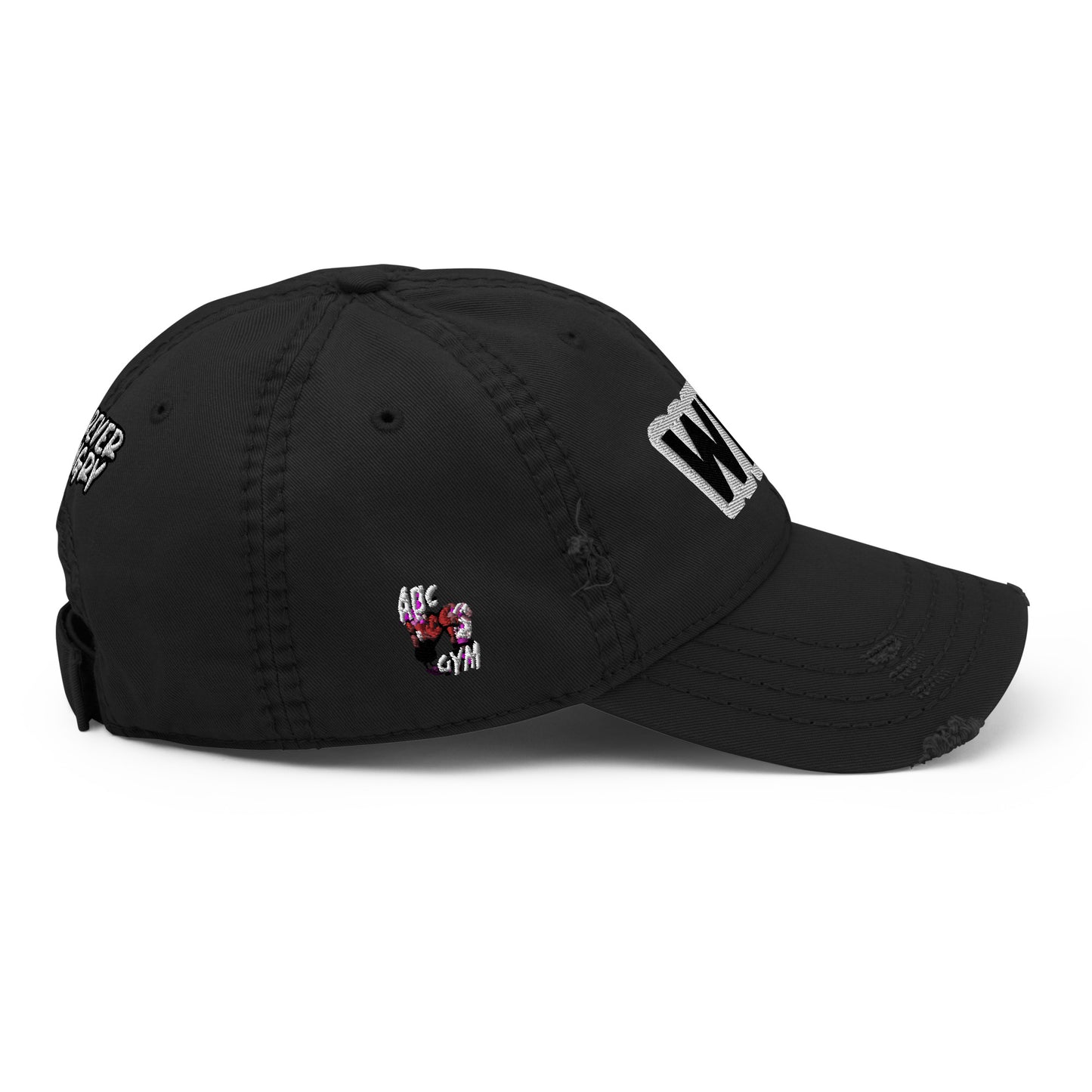 WIN. Distressed Dad Hat