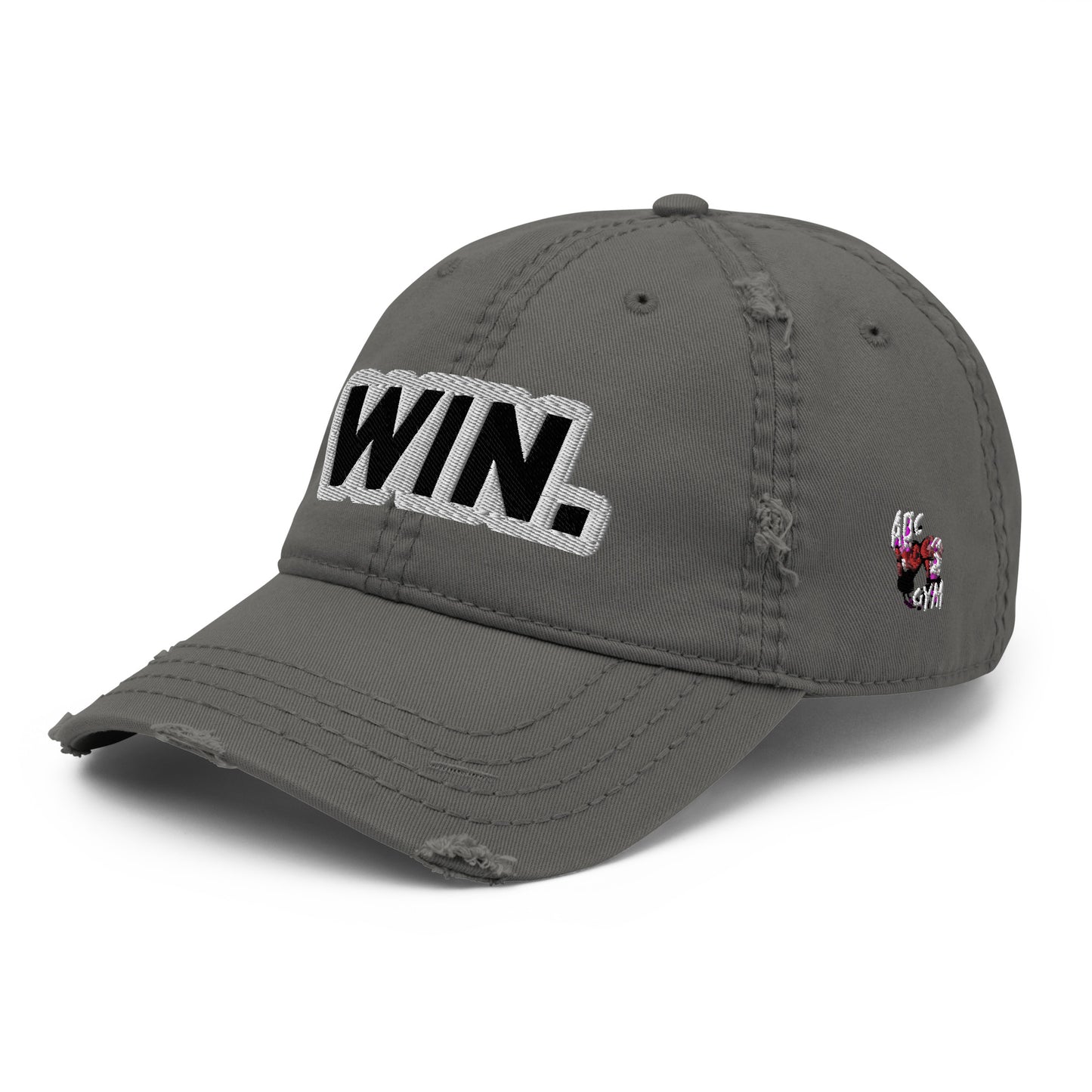 WIN. Distressed Dad Hat