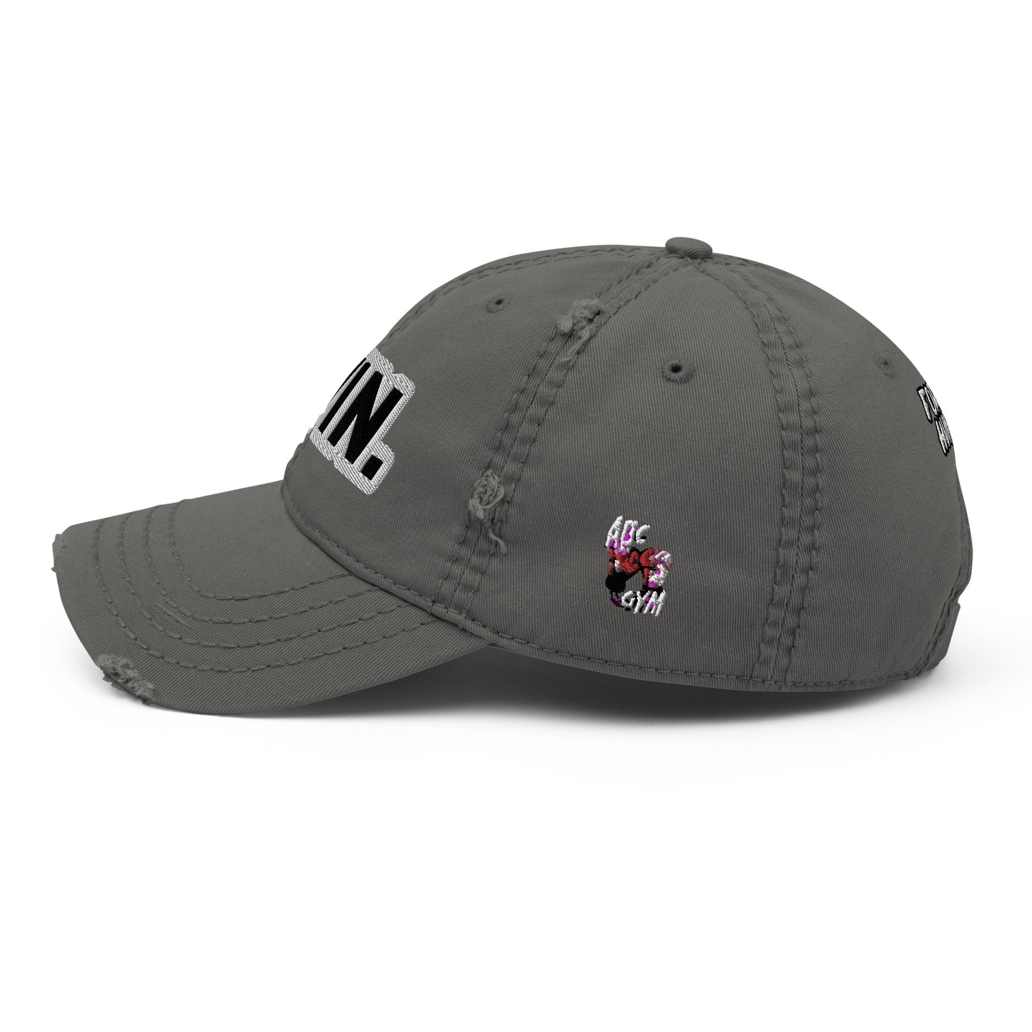 WIN. Distressed Dad Hat