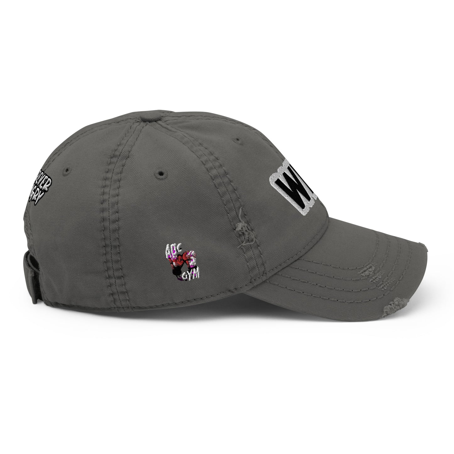 WIN. Distressed Dad Hat