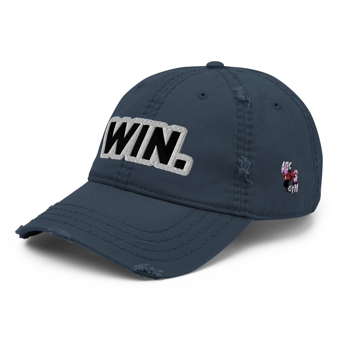 WIN. Distressed Dad Hat