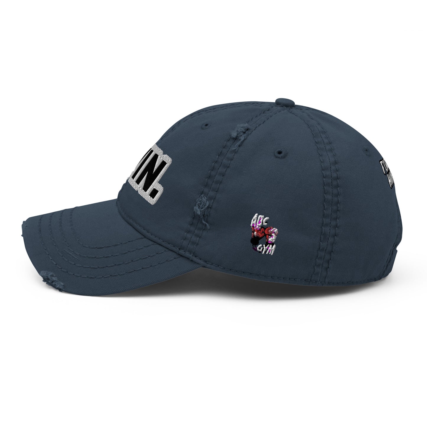 WIN. Distressed Dad Hat