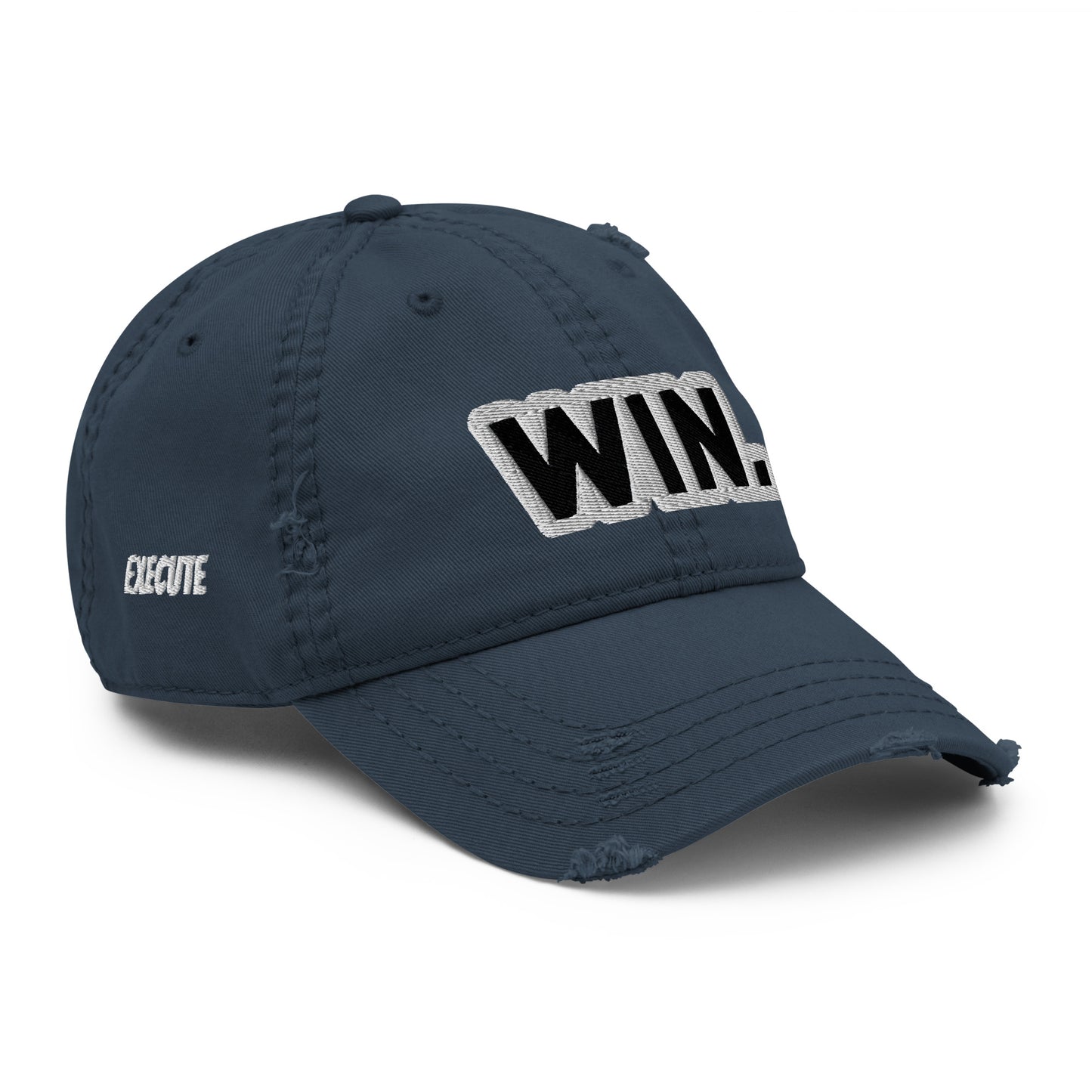 WIN. Distressed Dad Hat