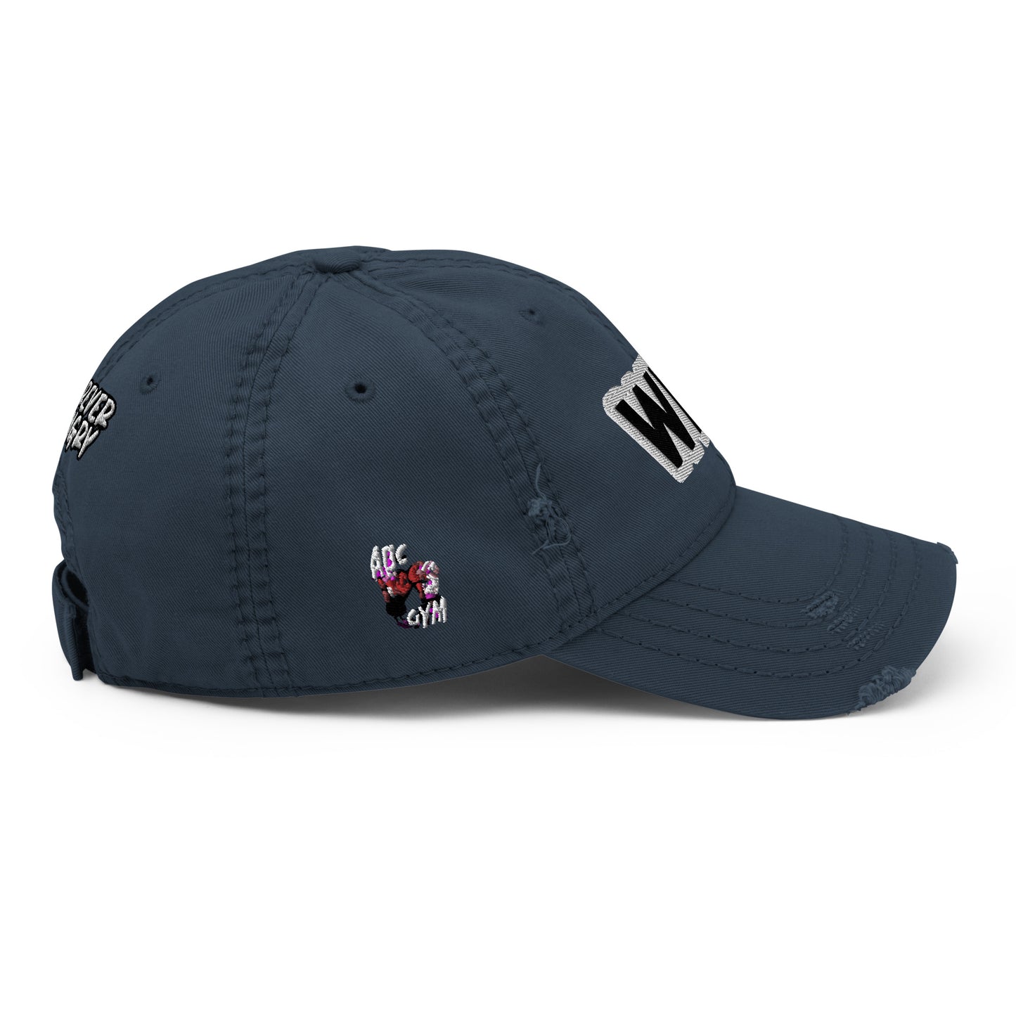 WIN. Distressed Dad Hat