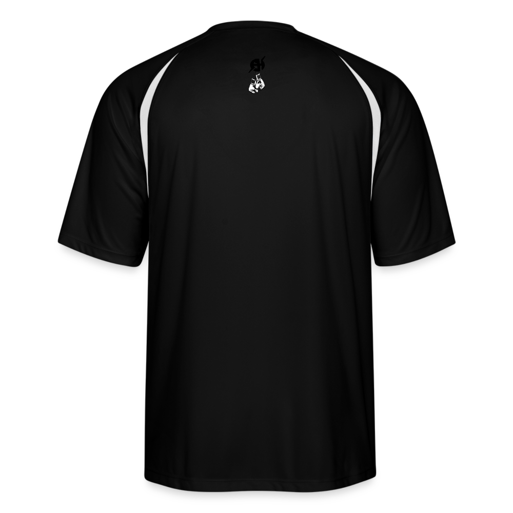 Men’s Cooling Performance Color Blocked Jersey - black/white
