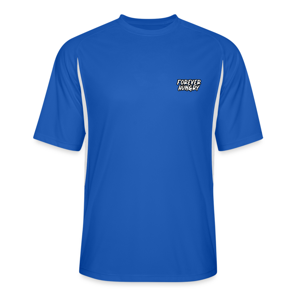 Men’s Cooling Performance Color Blocked Jersey - royal/white