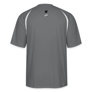 Men’s Cooling Performance Color Blocked Jersey - dark gray/white