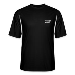 Men’s Cooling Performance Color Blocked Jersey - black/white