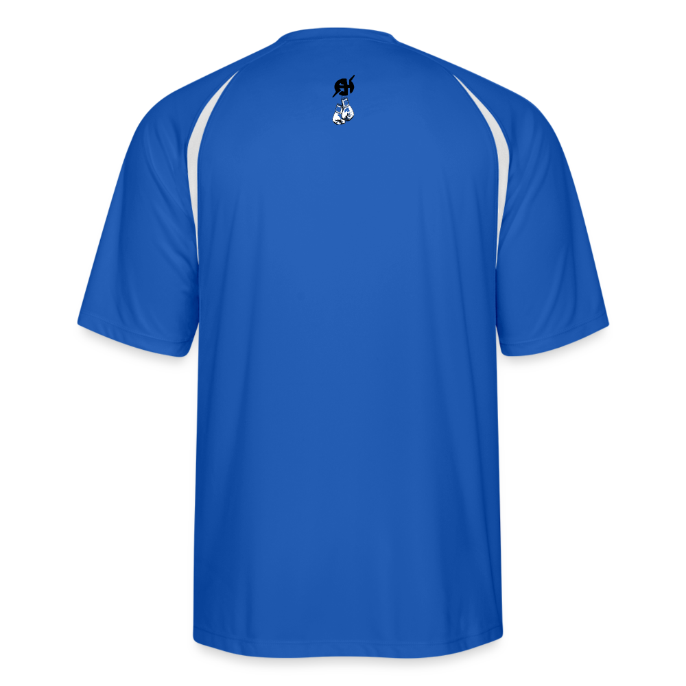 Men’s Cooling Performance Color Blocked Jersey - royal/white
