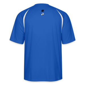 Men’s Cooling Performance Color Blocked Jersey - royal/white